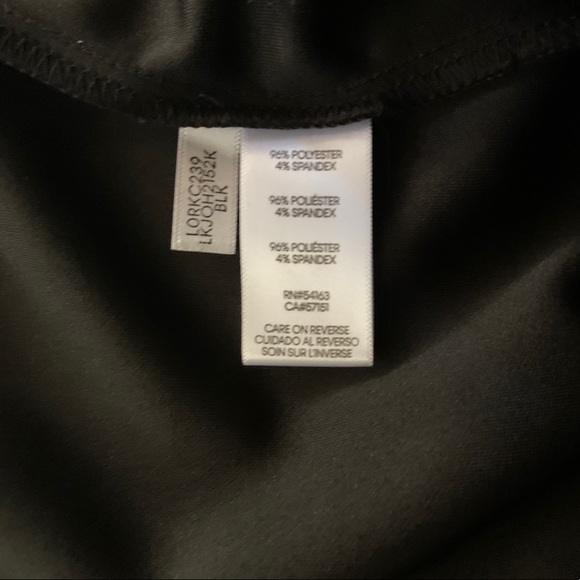 Karl Lagerfeld Black Trouser Dress Pants Size 4 - Picture 8 of 10